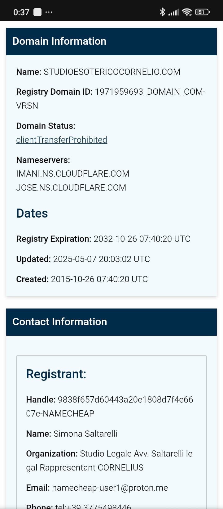 whois1 studio cornelio